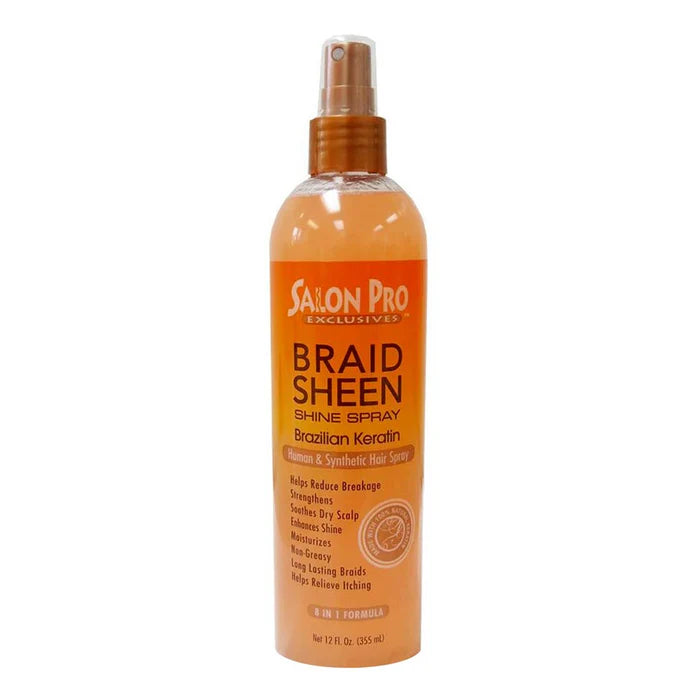 Salon Pro Braid Sheen Brazilian Keratin 12oz